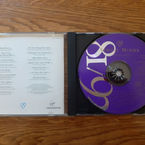 Simple Minds 2CD pack In The City Of Light (Live) & Glittering Prize like new