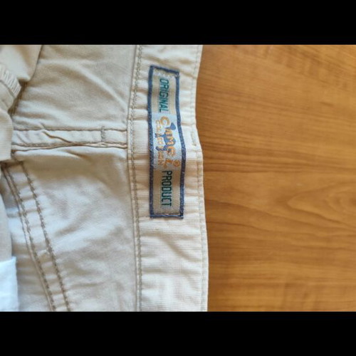 Camel vintage men's pants, beige