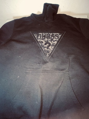 Guess hoodie black medium like new
