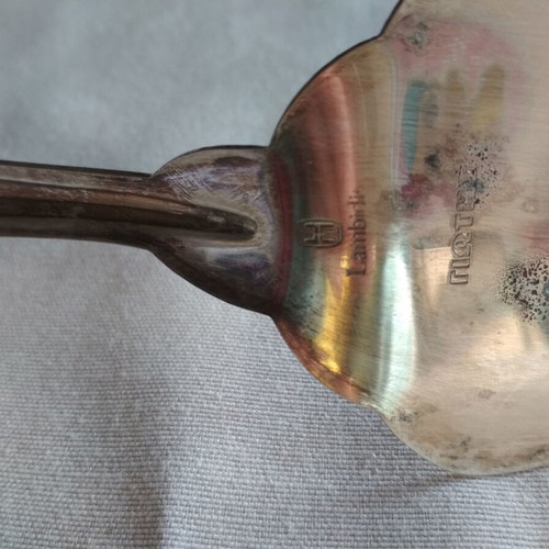 Silver-plated serving utensils used, set of 3 pieces