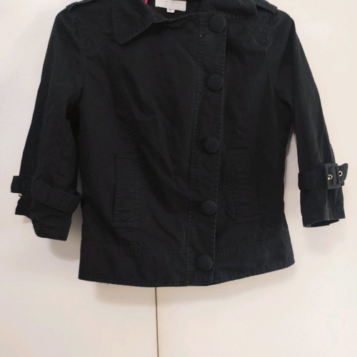 Women's trench coat black Small in excellent condition