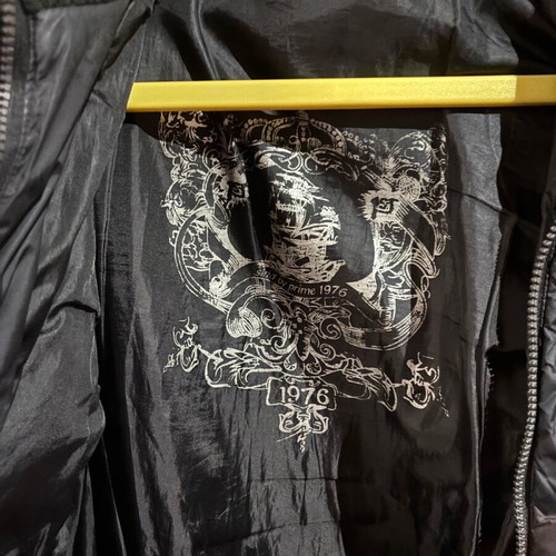Women's long jacket used, size M, black Splendid