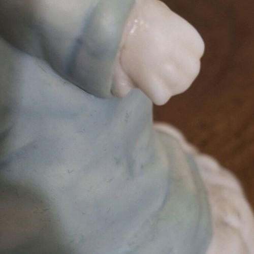 Vintage ceramic candlestick with angels 90s like new decorative