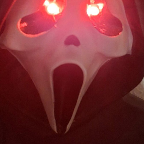 Ghostface LED Light Up Bust 38cm used collectible