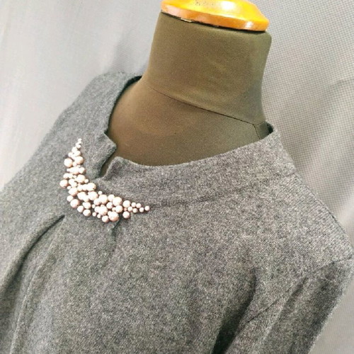 Daniel & Mayer knitted thin sweater gray like new size L