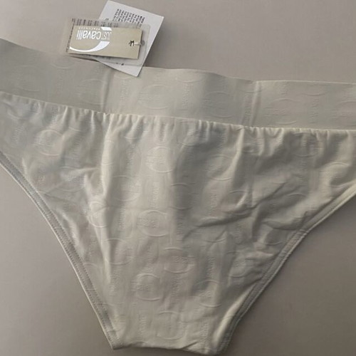 Just Cavalli men's swimwear M new, white, elastic fabric with logo