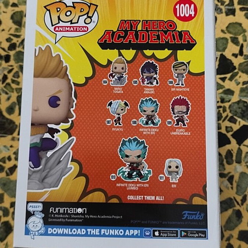 Funko Pop Mirio Togata 1004 Hot Topic Exclusive Glow new