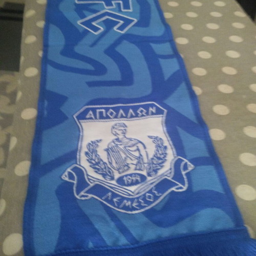 Apollon Limassol scarf new, official replica