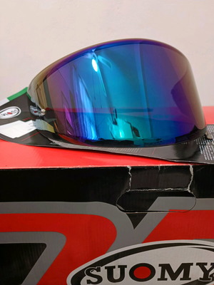 Suomy Iridescent Visor for Speedstar, Stellar, Track-1, TX-Pro Helmets New