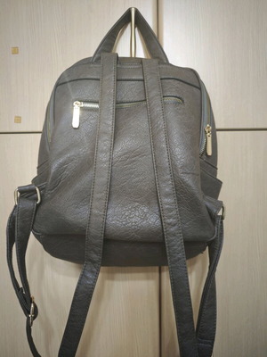 Γυναικείο backpack Privata σαν καινούργιο, γκρι πολύχρωμο