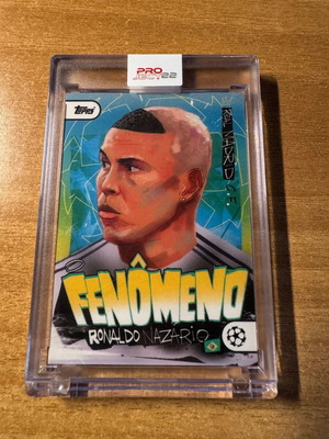 Topps Project 22 Artist Ronaldo Nazario Phenomenon κάρτα καινούργια σφραγισμένη