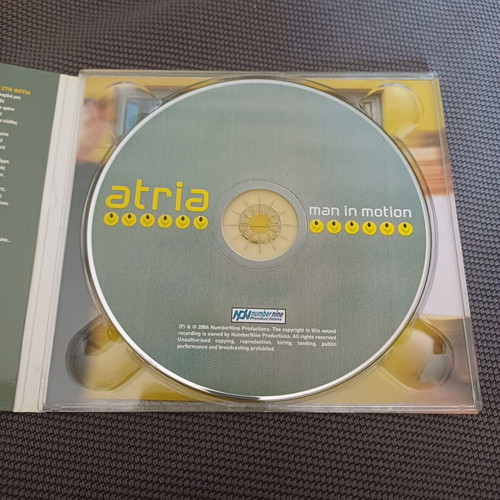 Atria Man in Motion CD EP καινούργιο, synth pop