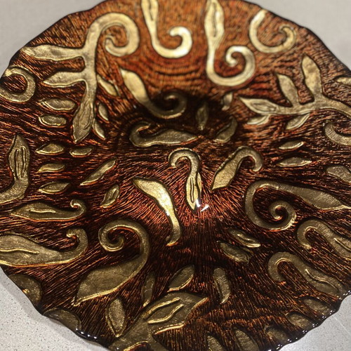 Decorative platters, set of 2