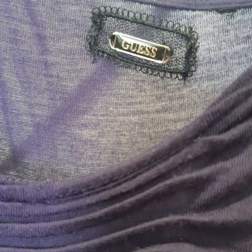 Guess long cotton top, purple