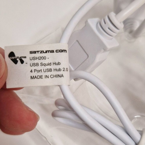 Satzuma Squid 4–Port USB Hub new