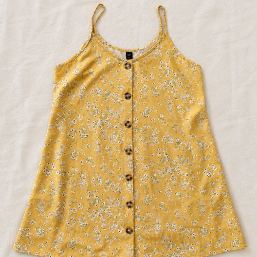 Shein summer dress, yellow, size XL