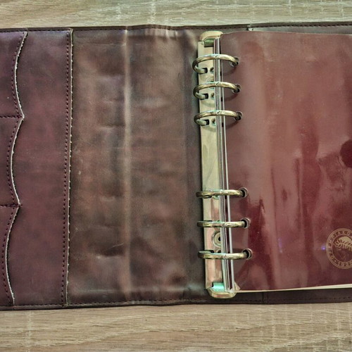Vintage leather agenda Olympiakos like new