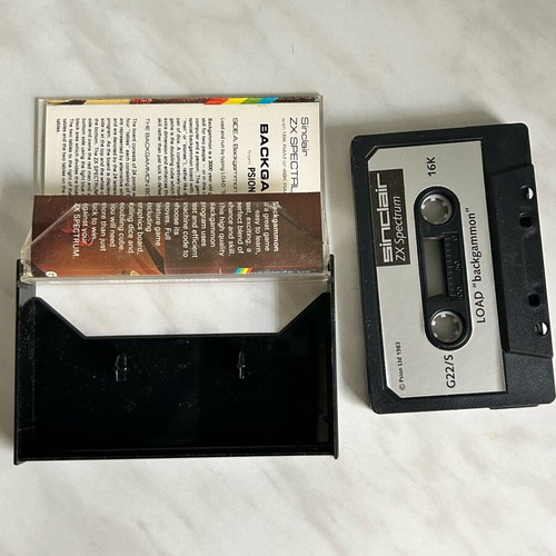 Spectrum Backgammon cassette used in good condition
