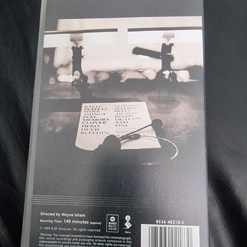 Metallica S&M VHS used, metal