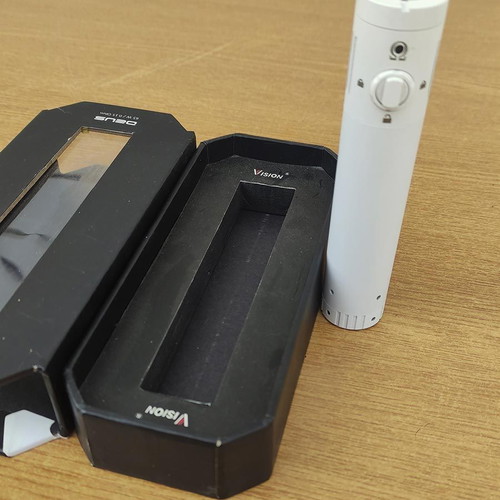 Mechanical mod DEUS by Vision new, white for 18650 battery