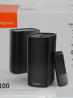Creative T100 2.0 speakers new, 80W, Bluetooth 5.0, black