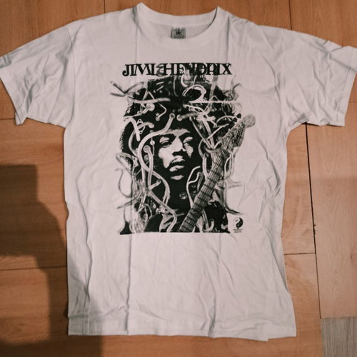 Jimmy Hendrix fashion t-shirt new, 100% cotton, size M, white