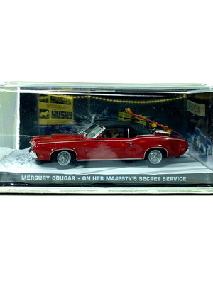 James Bond Mercury Cougar XR7 1969 Diecast Car New