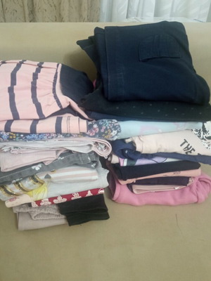 Girls' clothing pack used, size 6-8 years