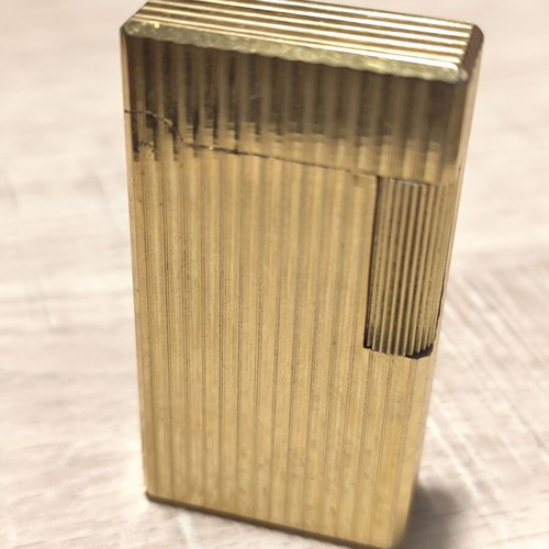 Vintage classic Flaminaire lighter like new with gold-plated body