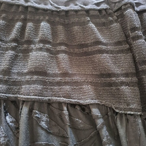 Long skirt Lucifair black like new, elastic waist, layered design