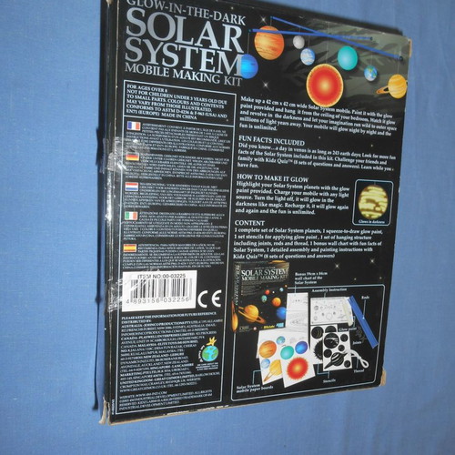 Solar System Mobile Making Kit new glow-in-the-dark