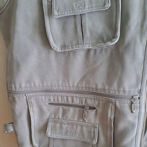 Men's Jin Tao work vest new, gray, size XXL