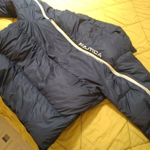 Nautica men's puffer jacket used, size M