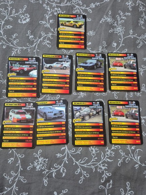 Cheetos Top Trumps Super Cars card game