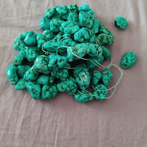 Turquoise nuggets like new, 267gr ideal for jewelry making