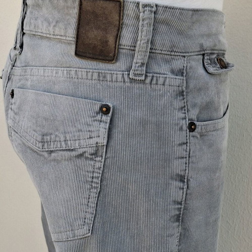 Drykorn pants used, corduroy light gray, size M-L