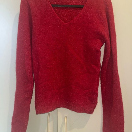 Zara sweater used, red, size M