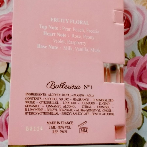 Ballerina N 1 Eau de Parfum Tester 2 ml καινούργιο