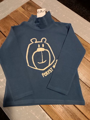 Zara turtleneck blue for 4-5 years, new with tags