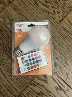 RGB light bulb with remote control