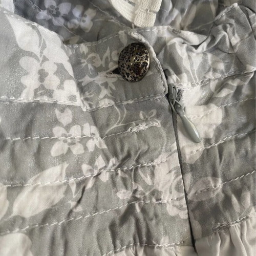 Alouette girls' skirt like new, white and gray, sizes 116-122 cm