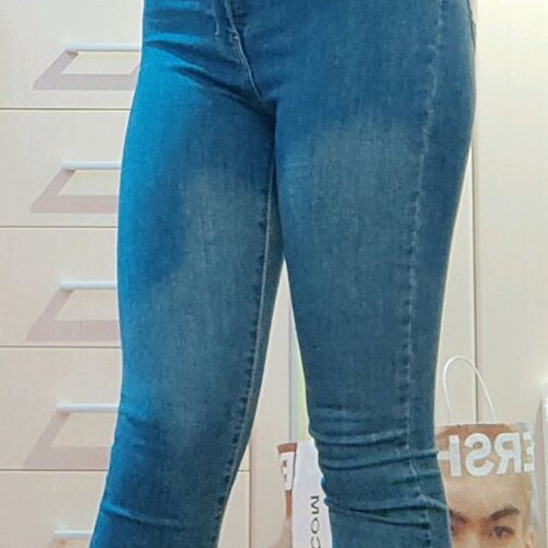 Tally Weijl Blue Skinny Jeans Like New, Size 34
