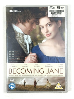 Becoming Jane DVD, σφραγισμένο, αγγλικά με υπότιτλους