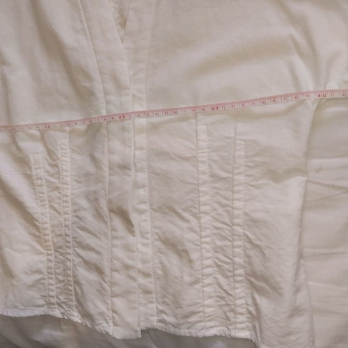 Zara shirt blouse new, cotton, small medium, white