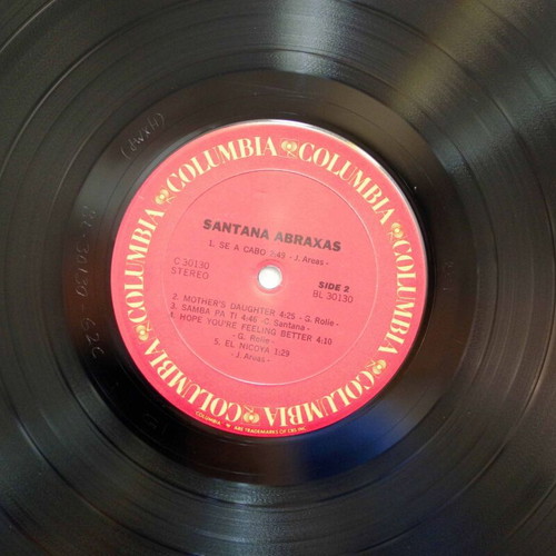Santana Abraxas vinyl like new, rock