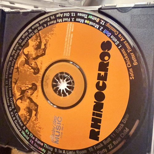 Rhinoceros Satin Chickens / Better Times Are Coming CD like new, rock