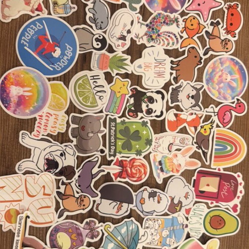 Set of 50 stickers