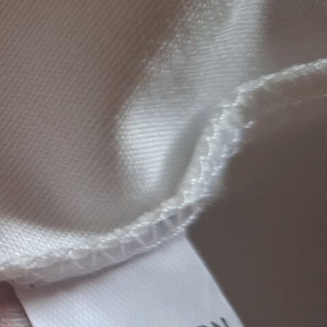 Ασπρο φόρεμα σαν καινούργιο, μέγεθος L / 40 / 12