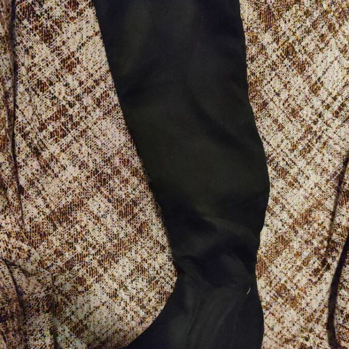 Over-the-knee boots with 10cm internal heel, like new, black, size 38