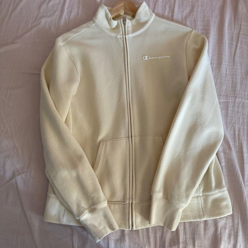 Champion jacket medium beige with fleece inside new